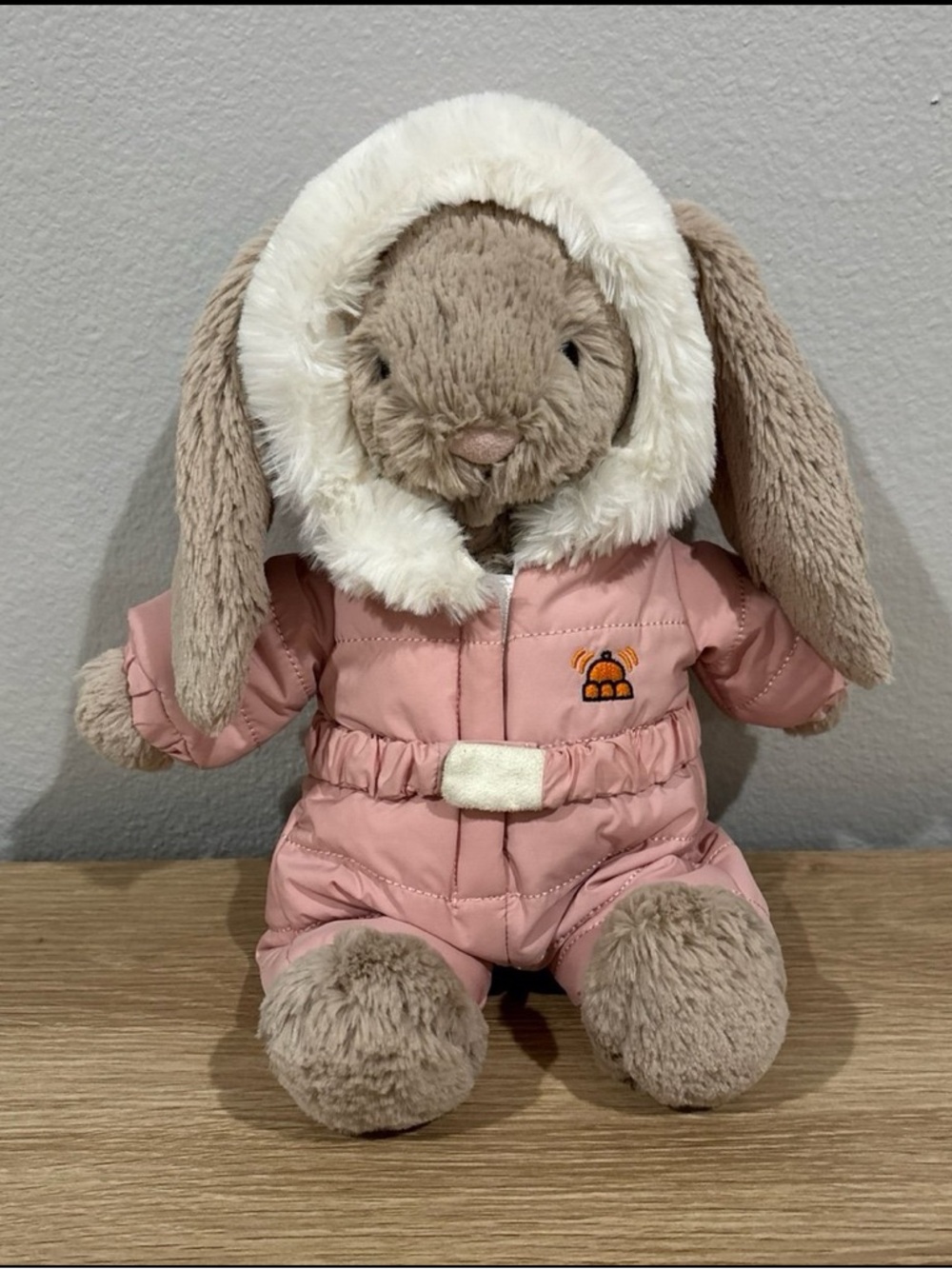 NWT Jellycat Bashful Bunny Snow Suit Retired